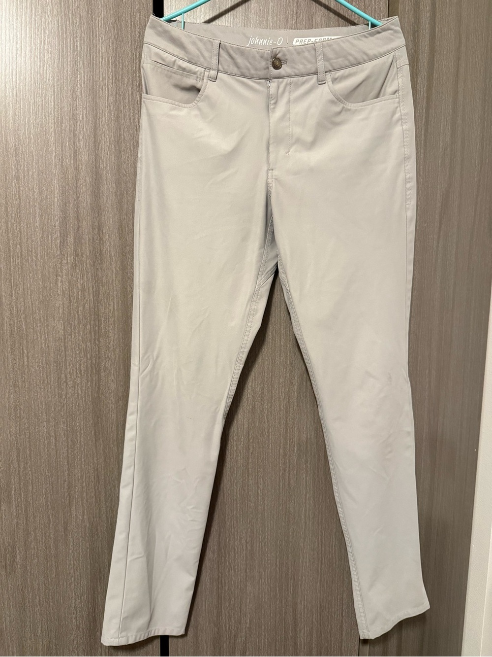 johnnie-O Gray Performance Stretch Pants